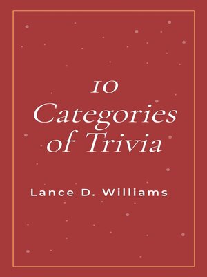 cover image of 10 Categories of Trivia